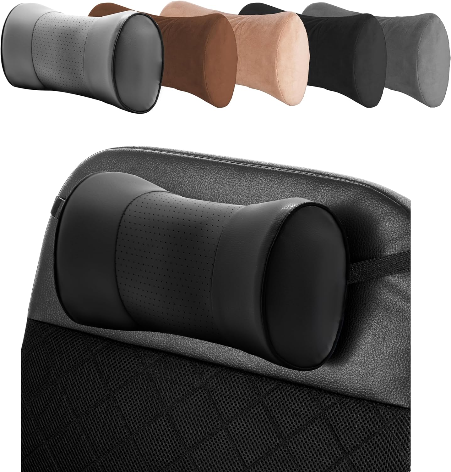 Neck Pillow Headrest Support Cushion - Memory Foam Neck Pillow for Chairs, Recliners